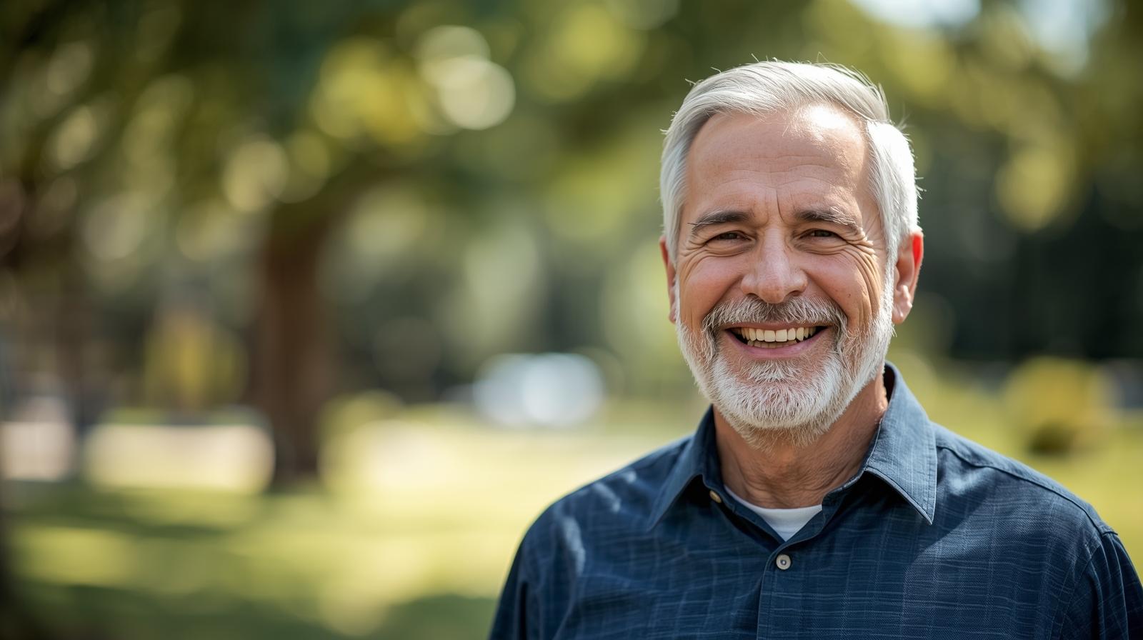 medicare star ratings Elderly man standing outside